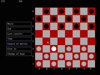 Draughts – на ней оттачивалась работа с мышью в Quick Basic